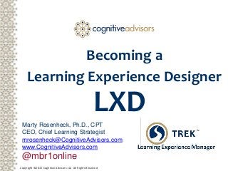 Becoming a Learning Experience Designer Slide 1