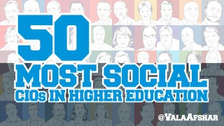 50 Most Social CIOs in Higher Educa...