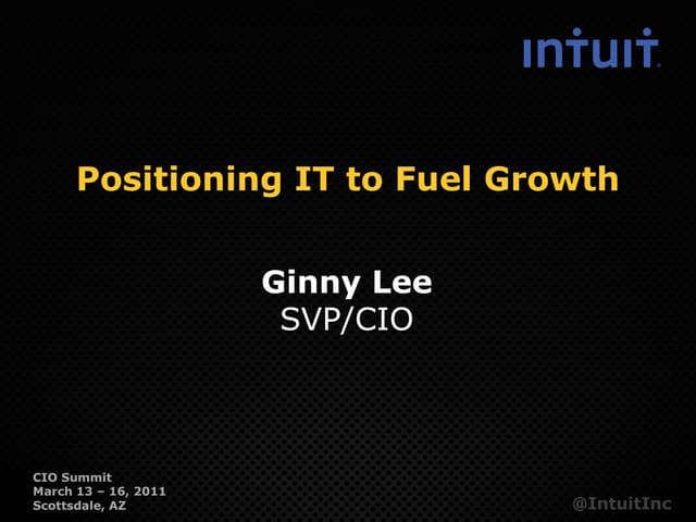 Positioning IT to Fuel Growth