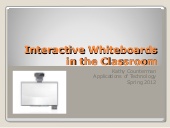 IWBs in the Classroom