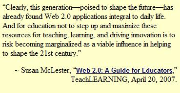 web 2.0 in education teaching students